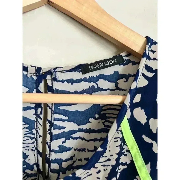 StitchFix‎ Papermoon Abstract Animal Print Dress Size Medium - Picture 5 of 10